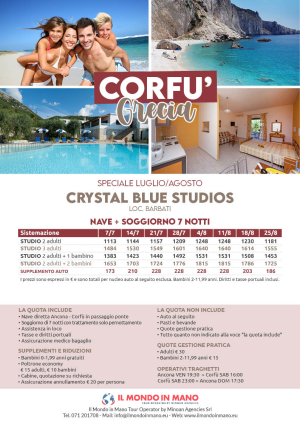 Crystal Blue Corfu