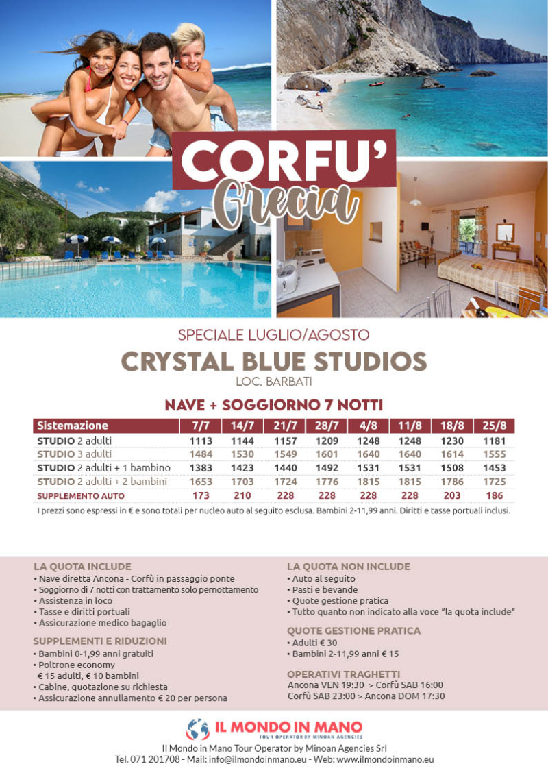 Crystal Blue Corfu