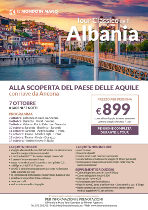 Tour Albania Classica Ottobre