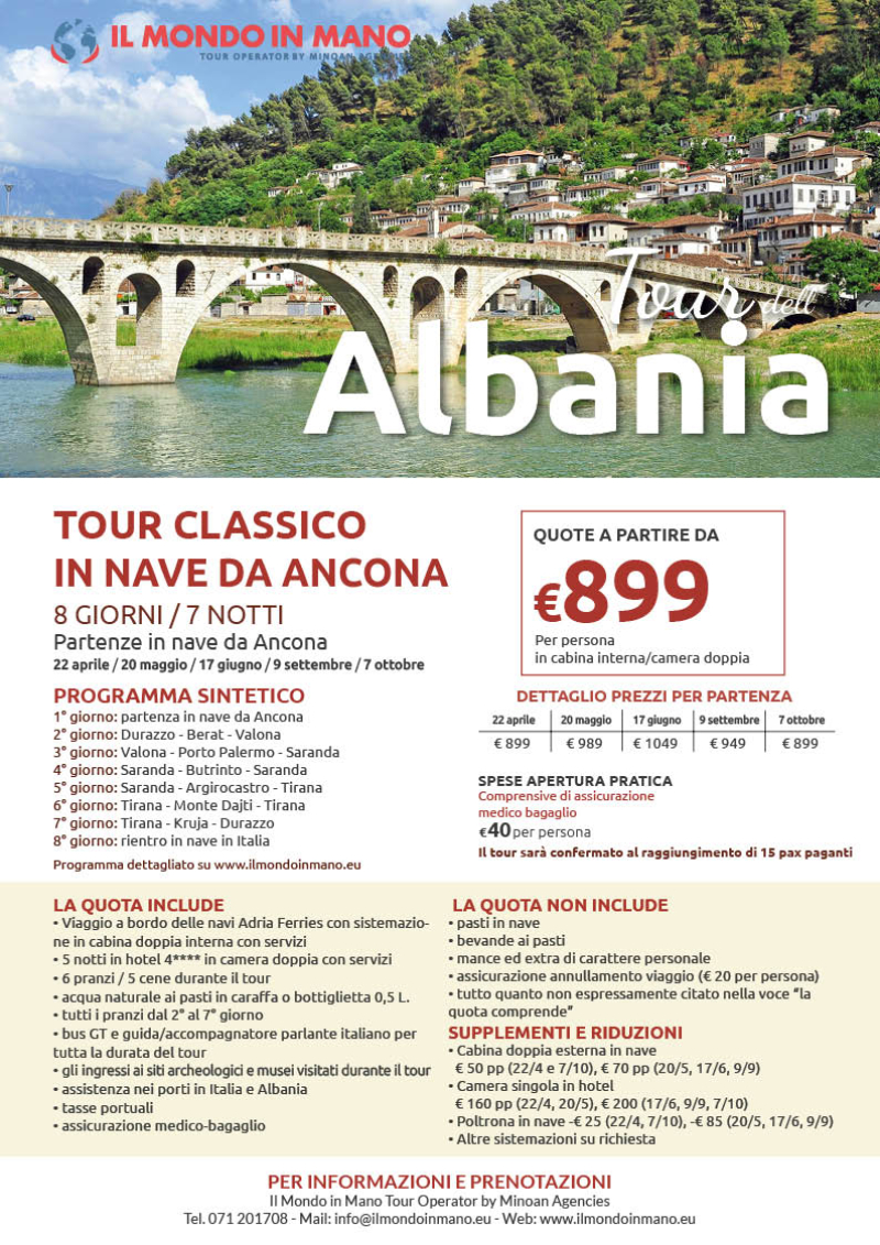 Tour Albania Classica