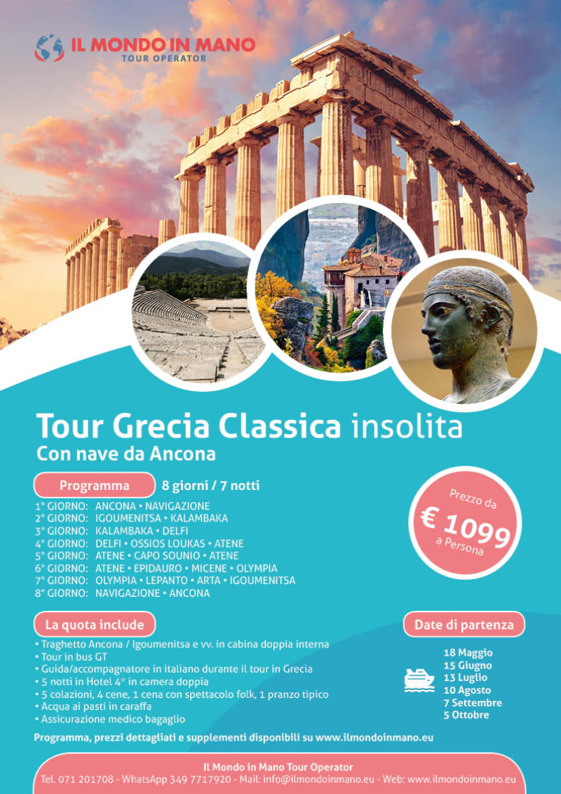 Tour Grecia Classica insolita