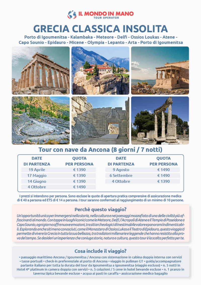 Tour Grecia Classica Insolita