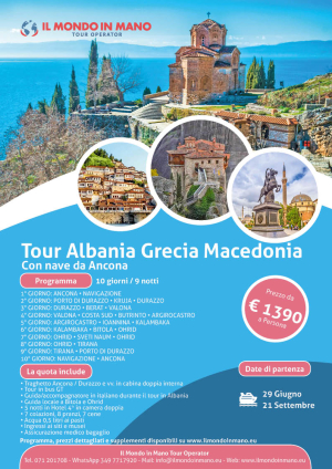 Tour Albania Grecia Macedonia